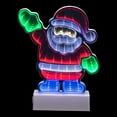 thumbnail image 4 of Northlight LED 3D Santa Claus Christmas Infinity Mirror - 8", 4 of 7