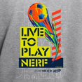 thumbnail image 3 of CafePress - Live To Play Nerf Soccer Sweatshirt - Pullover Hoodie, Hooded Sweatshirt, 3 of 4