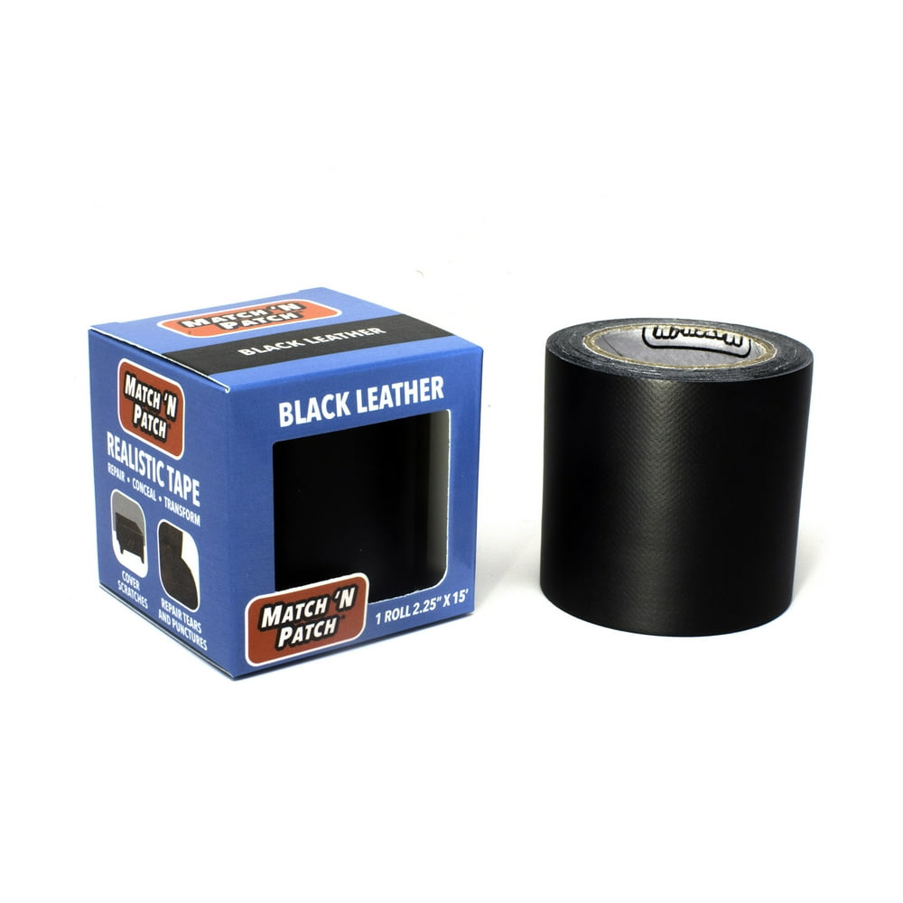 Match 'N Patch Black Leather Repair Tape, 2.25 in. x 15 ft Walmart