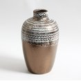 thumbnail image 1 of Vase en Céramique Dorée et Blanche, 1 of 1