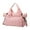 Pink, variant on Muka Yoga Gym Bag for Women with Shoe Compartment, Large Capacity Travel Duffle Bag with Yoga Mat Holder (Black)