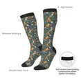 thumbnail image 6 of Fotbe Wolf Fox In Flower Forest print Women's Men's Novelty Crew Socks Cotton Socks Knee High Socks for Walking,Running,Nurses,Pregnancy, 6 of 8