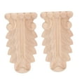 thumbnail image 6 of UPGRATOR Wooden Appliques Beige Diy Enthusiasts Cabinets Headboards 2Pcs 5.42X2.95X0.86In, 6 of 8
