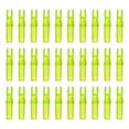 thumbnail image 1 of Uxcell Archery Arrows Nocks 6.2mm, Plastic Insert Arrow Nock Replacement Arrow Tails for Shooting Compound Recurve Transparent Yellow, 1 of 7