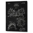 thumbnail image 2 of Epic Graffiti  "Football Shoulder Pad Blueprint Patent Chalkboard" Giclee Canvas Wall Art, 12" x 18", 2 of 3