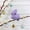 Purple, variant on Easter Bunny Clips for Wreath Decor, Flocked Foam Clip On Ornaments, Spring Party Decoration for Garland or Scene