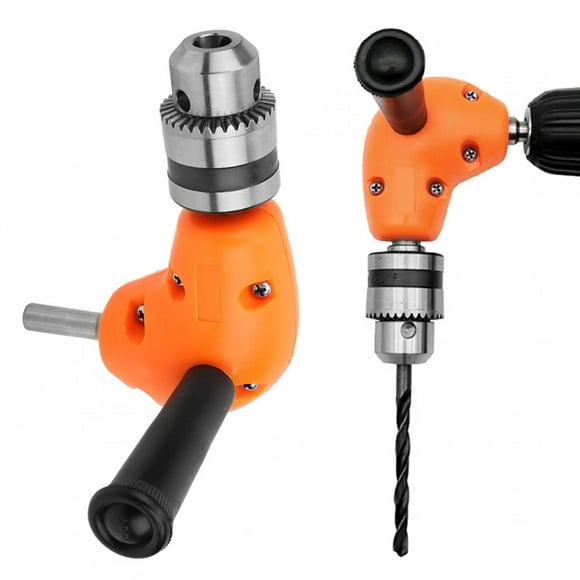 Compact Right Angle Drill Adapter, Long Service Life Right Angle Drill Attachment, Portable Home for Right Angle Drill Industry Woodworking
