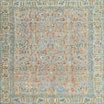 thumbnail image 1 of Ahgly Company Indoor Square Contemporary Brown Abstract Area Rugs, 3' Square, 1 of 6