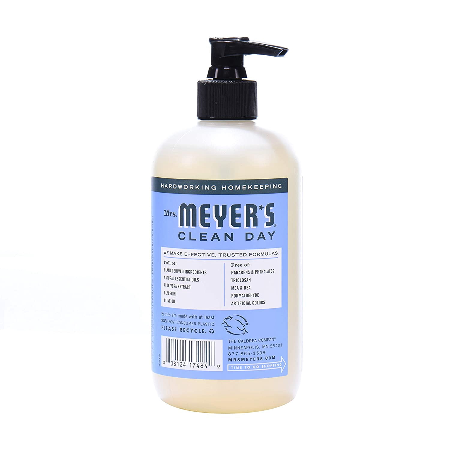 Mrs. Meyer's Liquid Hand Soap Bluebell, 12.5 Ounce (Pack of 6)