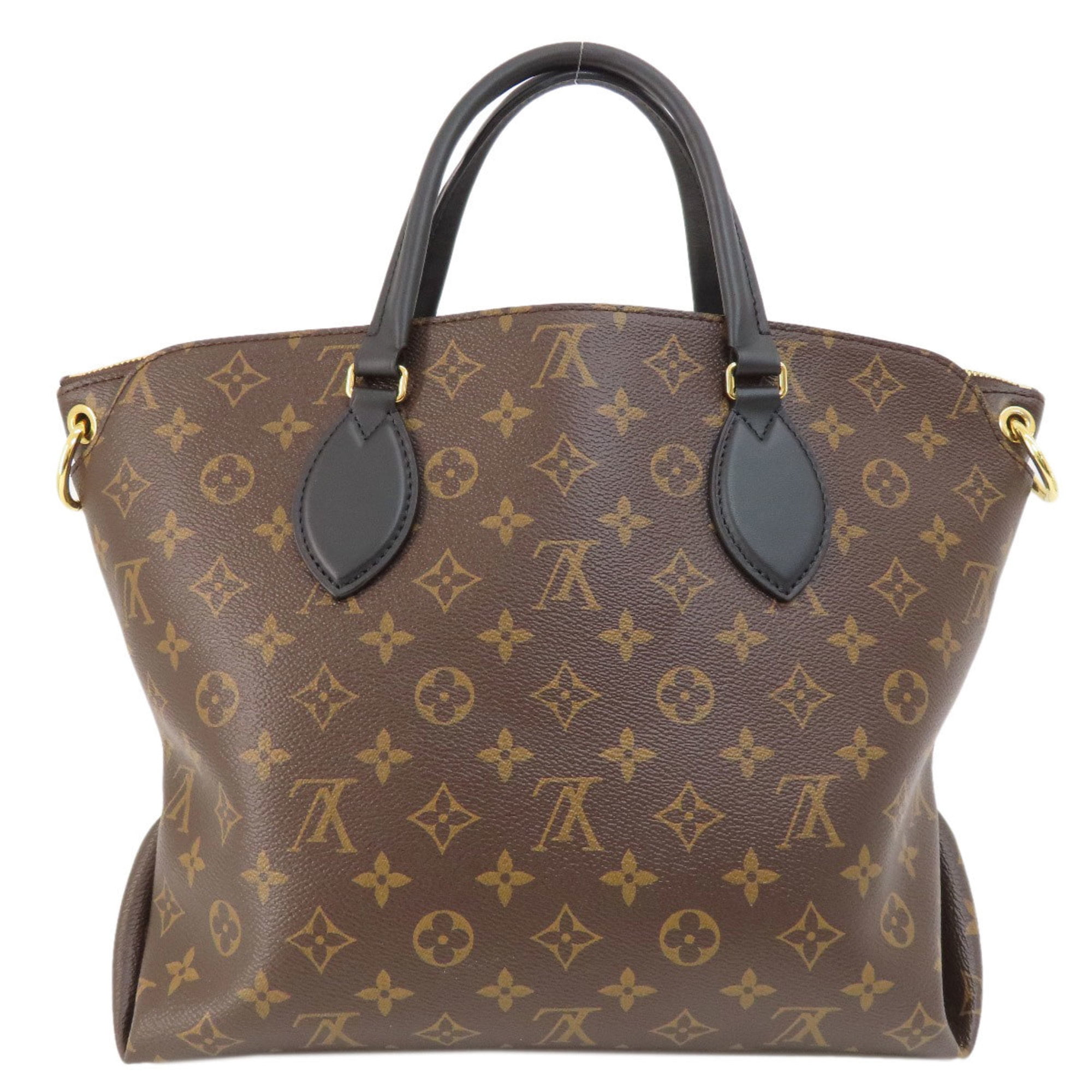 Pre Owned Louis Vuitton M44347 Flower Zipped Tote MM Bag Monogram Canvas Women s LOUIS VUITTON Good Walmart