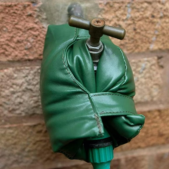 1X Protective Bag Large Outdoor Faucet Insulated Protector for Winter Cold Weather Outside Pipes Cover Insulation From Freezing Spicket Spigot Faucet Socks Antifreezes