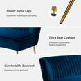thumbnail image 6 of HULALA HOME Delicia 3 Piece High-Quality Velvet Fabric Living Room Set with Sturdy Legs by  NAVY Modern & Contemporary, 6 of 6