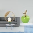 thumbnail image 2 of Estatua de bola de cristal, escultura, figura decorativa, adorno de escritorio, cerámica, hierro, fruta artificial, decoración adecuada para sala de e, 2 of 8