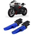 thumbnail image 3 of Motorcycle Front Footrests Aluminium Alloy Anti Slip Replacement for MV AGUSTA Brutale 800 RR RR SCS ROSSOGray, 3 of 3