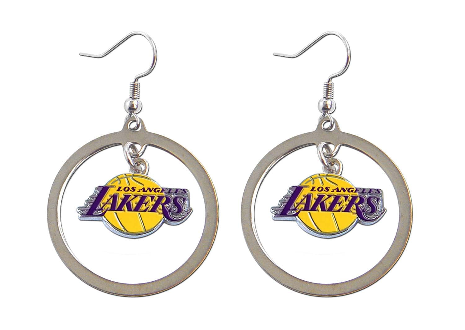 Los Angeles Lakers Dangle Earrings Official NBA New Fan ...