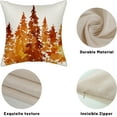 thumbnail image 3 of Fall Pillow Covers 18x18 Watercolor Burnt Orange Tree Decor Throw Pillows Case for Couch Autumn Nature Forest Indoor Outdoor Decorative Cushion Cases for Sofa Bed Decorations Set of 2, 3 of 6