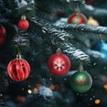 thumbnail image 5 of 44 Pcs Ornaments Balls Hanging Home Party Xmas Décor Shatterproof Christmas Tree, 5 of 6