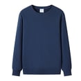 thumbnail image 3 of Lightweight Fall Basic Sweatshirts for Women 2025 Long Sleeve Crewneck Relaxed Fit Plain Sweatshirt Pullover Tops, 3 of 5