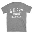 thumbnail image 1 of Wilsey Kansas Classic Established Men's Cotton T-Shirt, 1 of 1