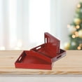 thumbnail image 2 of Lot De 3 Plateaux En Bois Avec Poignée (Rouge), 2 of 3