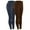 A-Brown, variant on 2 Pack High Waist Yoga Pants With Pockets High Waist Tummy Control With Pockets Leggings Fitness Sports Running Yoga Athletic Pants A-Brown