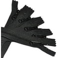 thumbnail image 1 of YKK Black #4.5 Handbag - Extra-Long Pull Zipper (50 Zippers Per Pack) (20" Inches), 1 of 2