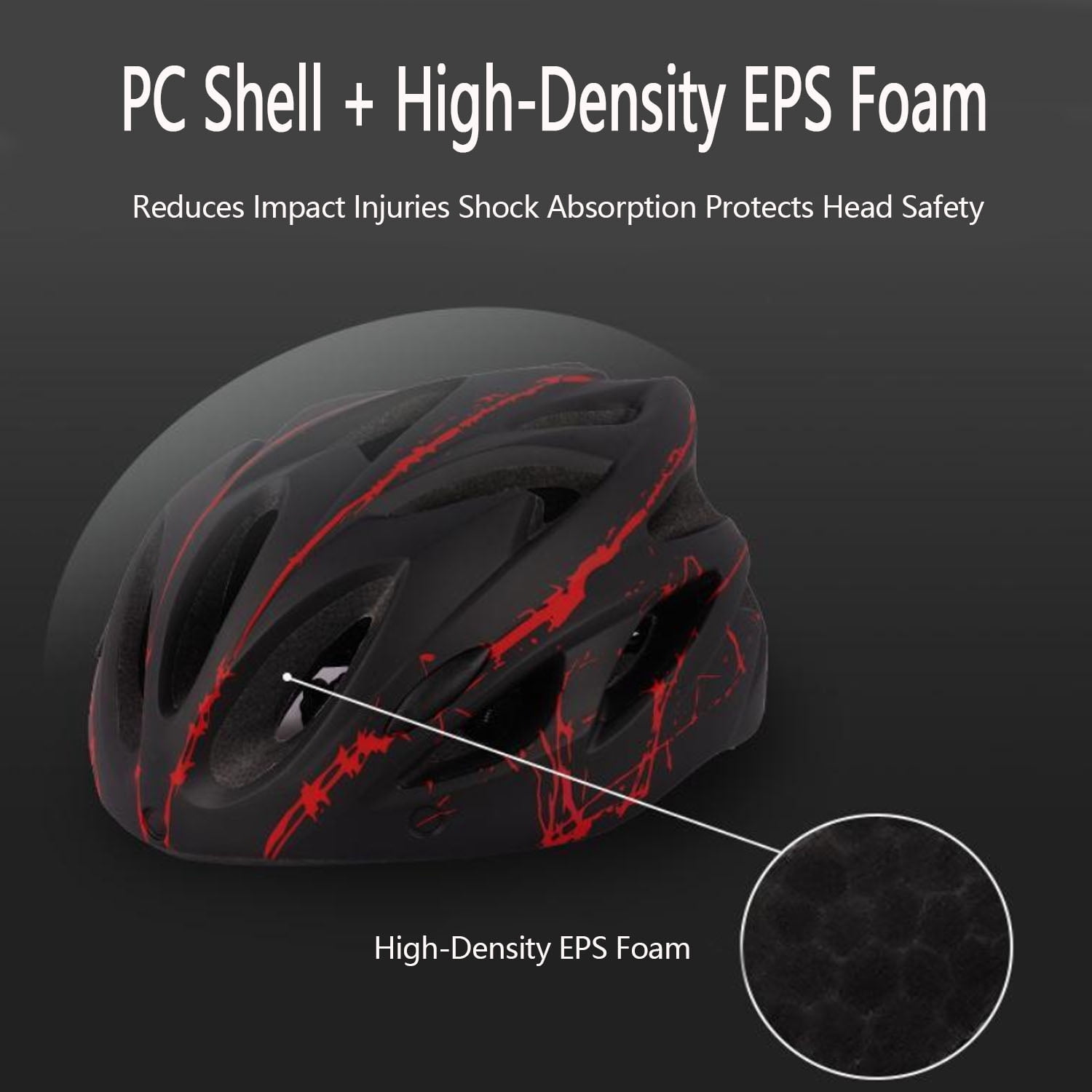 Mirov  Adult Bike Helmet - Lightweight Unisex Cycling Helmet, Ventilated Design for Road Bikes/Mountain Bikes/E-Bikes