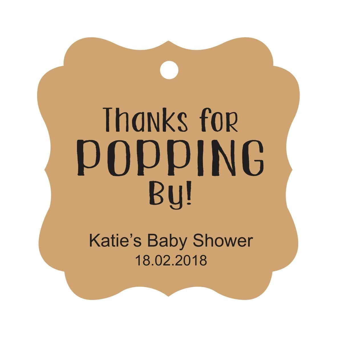 darling-souvenir-personalized-baby-shower-favor-tags-custom-thanks-for-popping-by-custom-hang-tags-kraft-100-tags-walmart-com