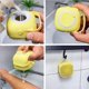 thumbnail image 2 of Cepillo de baño para perros, cepillo de aseo para perros, peine de champú de silicona para gatos, dispensador de champú para gatitos y cachorros (amarillo), 2 of 5