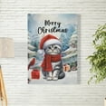 thumbnail image 2 of Merry Christmas American Shorthair Enjoys Catmas Winter Xmas Holiday Vertical Matte Canvas Poster Cat Lover Kitten Owner Gifts Wall Art Home Decor - 02022, 2 of 5