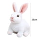 thumbnail image 1 of Conejo esponjoso, decoración de cama para el hogar, juguete de conejo de peluche para niños y niñas (blanco en cuclillas) Ehuebsd libre de BPA, 1 of 8