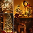 thumbnail image 6 of 2PCS Fairy Lights Battery Operated with Remote, 12M/4.72ft 120LED Copper Wire String Lights, Waterproof Twinkle Lights Indoor Outdoor 8 Modes for Bedroom Patio Christmas Decorations(Warm White）, 6 of 6