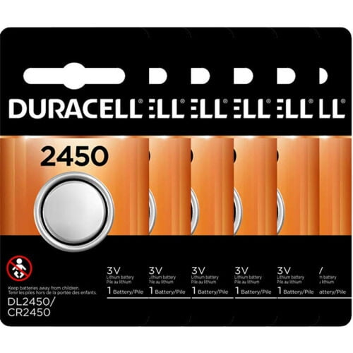 Pack von 1 Rechts 10 Batterie CR-2450/DL-2450 Duracell Knopf Lithium 3V Dlc 