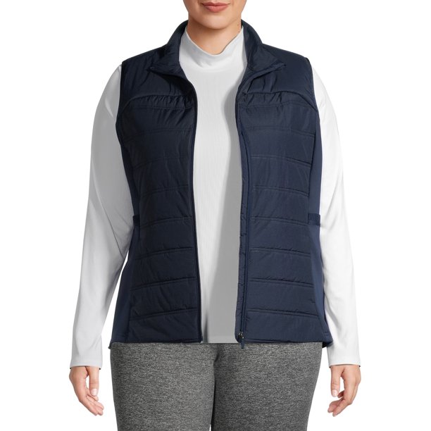 Avia Avia Women's Plus Size Athletic Quilted Puffer Vest Walmart