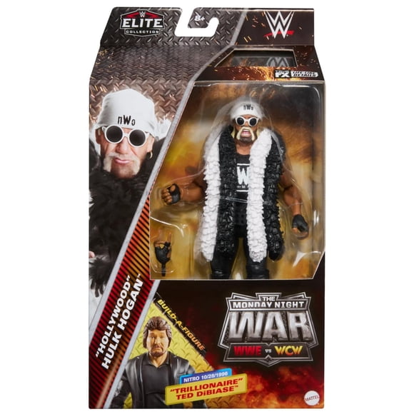 Figura de acción WWE Hollywood Hulk Hogan NWO 2025 Mattel Elite