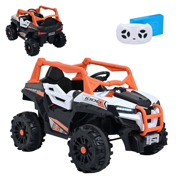 Montable Eléctrico Dodo Kids Axor Luces Y Sonido Naranja