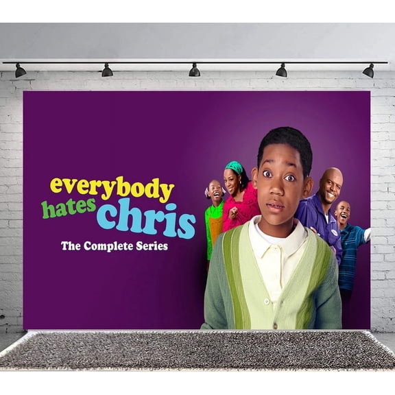 Everybody Still Hates Chris Backdrop Banner Party Supplies Poster Movie Theme Background for Photography Birthday Decorations