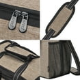 thumbnail image 5 of Kato 6 Bottle Wine Carrier - Insulated Portable Wine Bags for Wine Bottles Gifts for Christmas Travel or Picnic Beige, 5 of 7