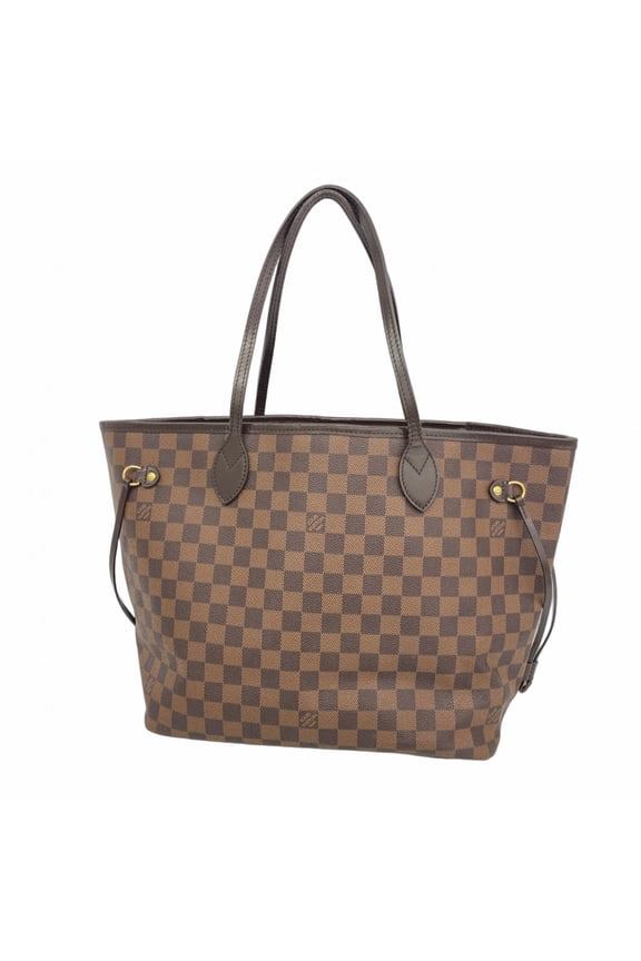 Pre-Owned Louis Vuitton Damier Neverfull MM Tote Bag N51105 Ebene Women's P2134759