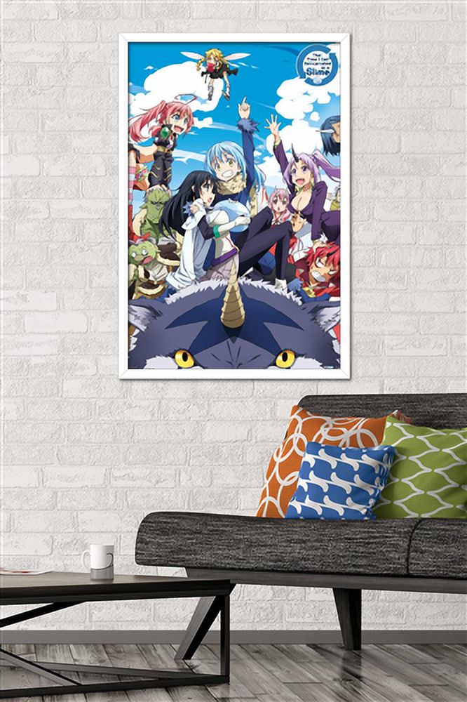 That Time I Got Reincarnated As A Slime - Group Wall Poster, 22.375" x 34", Framed
