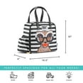 thumbnail image 3 of Fit & Fresh 2950BBHSC2970 Artist Collection Trousse de Lunch de Luxe, Rayures Noires et Blanches, 3 of 4