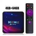 thumbnail image 1 of H96 Max Boîtier Tv Intelligent Android V11 Rk3318 Rockchip Wifi Double 2.4g/5g Bt 4.0 Téléviseur Numérique 4k Décodeur, 1 of 9