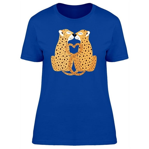 Cheetah Couple Love T-Shirt Women -Image by Shutterstock, Female Large