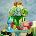 thumbnail image 4 of Decoración de tarta de arcilla con forma de dinosaurio ZXSWEET para cumpleaños de niños y niñas, 4 of 7