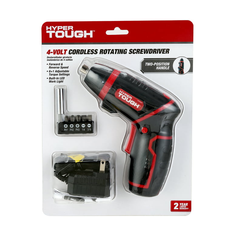 4V Max* Cordless Screwdriver With 1-Inch Screwdriver Bits