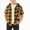 A112-Yellow, variant on Boys Plaid Hoodie Shirts Short Sleeve Button Down Flannel Shirt Jacket Summer Hooded T Shirts Tops For Kids,Hooded Flannel Shirt 12-13 Years