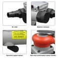thumbnail image 3 of SUTENGDA Pneumatic Palm Sander Square Air Random Orbital Sander Machine Pneumatic Tool for Wood Sanding Car Waxing，Auto Body Work  Wood working Car Polisher Set, 3 of 9