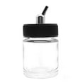 thumbnail image 2 of AURORA TRADE 22cc Airbrush Cup Anti Corrosion Sturdy Glass Transparent Airbrush Storage Bottle for Nail Art, 2 of 8