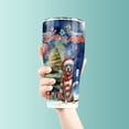 thumbnail image 3 of Merry Christmas and Happy New Year Santa Pitbull Holiday Xmas Winter 30oz Stainless Steel Tumbler Insulated Cup with Lid Terrier Dog Lover - 00024, 3 of 5
