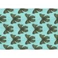 thumbnail image 1 of Ahgly Company Machine Washable Indoor Rectangle Transitional DarkOliveGreen Area Rugs, 4' x 6', 1 of 7